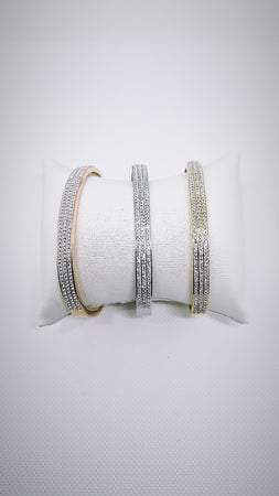 Bracelet jonc maxi strass