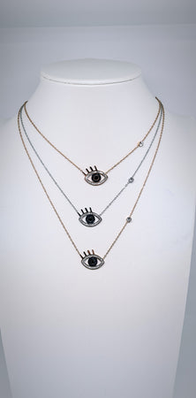 Collier eye avec cils